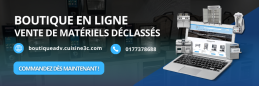 vente de matériels de cuisines professionnelles.