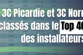 3C Picardie et 3C Nord classés dans le Top 40 des installateurs
